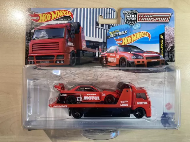 HOT WHEELS TEAM Transport LB ER34 Super Silhouette Nissan Skyline Real Riders 44.00 PicClick UK