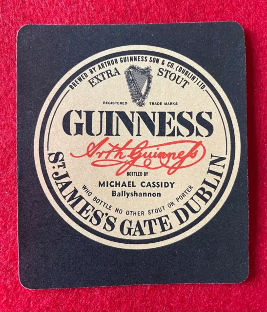 Guinness Bottle Label , Ballyshannon , Co. Donegal , Ireland, Brewery, Vintage.