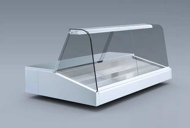 Gastro Kühlaufsatztheke Kühltheke Theke Aufsatztheke Kühlvitrine 1700x945x740mm Gastro Kühlaufsatztheke Kühltheke Theke Aufsatztheke Kühlvitrine 1700x945x740mm