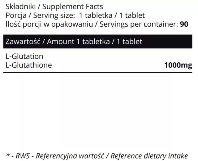 SOWELO L-GLUTATHIONE 1000mg FORTE ANTIOSSIDANTE SUPPORTO IMMUNITARIO 3