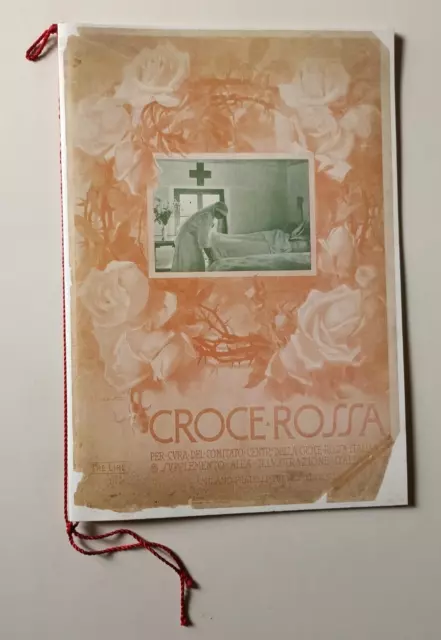 B338 Calendario Croce Rossa 1990 Con Cordoncino