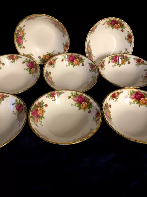 royal albert old country roses soup bowls