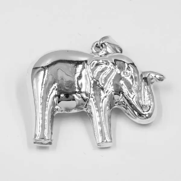 Anhänger aus 925 er Silber Sterling Elefant für Kette Tier Figur Charm top