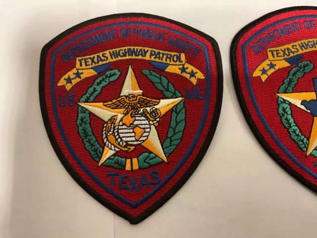Texas Highway Patrol collectors patch set 2 pieces 3