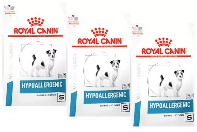 (€ 11,42/kg)  Royal Canin Vet. Diet Canine Hypoallergenic Small Dogs 3x 3,5 kg