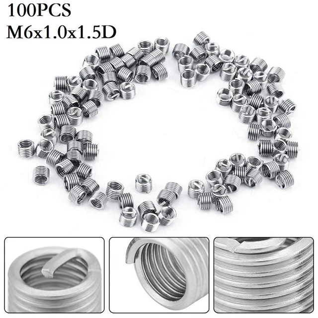 Câble Vis Manche 100pcs 304 Acier Inoxydable Anti-loose Facile pour Maintenir
