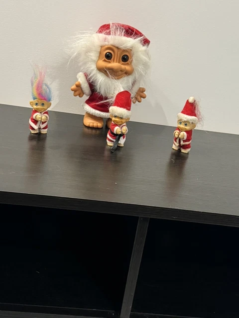 VINTAGE RUSS SANTA Troll PicClick AU