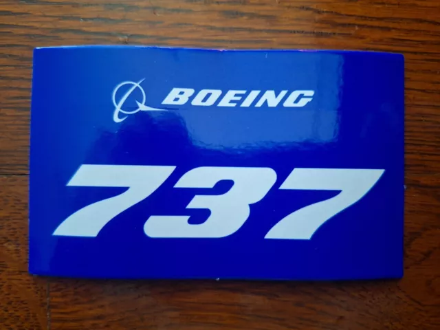 BOEING 737  STICKER DECAL Free shipping in USA