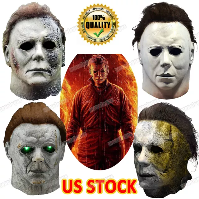 Halloween Kills Michael Myers Mask Trick color Gift Horror Murderer Full Mask