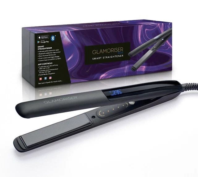 Glamoriser Professional Salon Smart Straightener with Diamond Oil Ceramic Plates