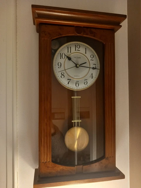 Orologio Da Parete A Cucù In Legno - Design Antico Con Pendolo Per Camera Bambini - Foto 3