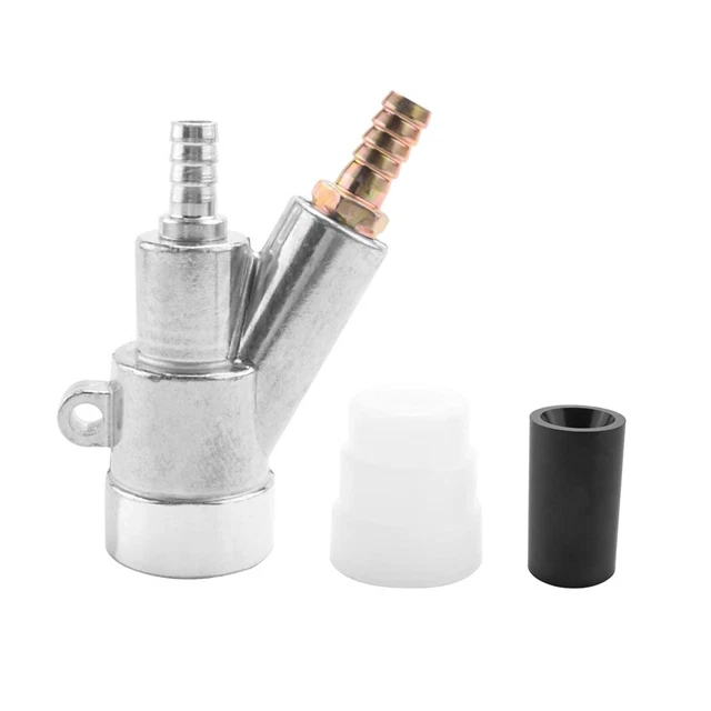Kit Outil De Sablage Type Valve Avec Robinet à Bille Laiton Et Buse Oxyde D'Aluminium - Parfait Pour Détartrer Rouille Et Peinture