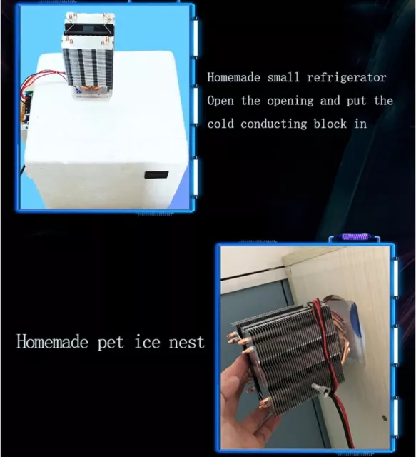 Semiconductor Refrigeration Chip Thermoelectric Peltier Cooling Kit - Brushless 2