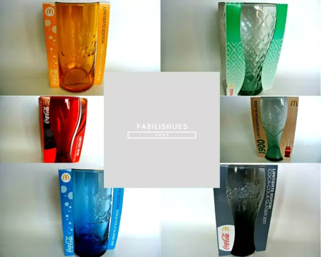 Mc Donalds Coca Cola Glas Gläser Auswahl -Einzeln - Set - ||Neu