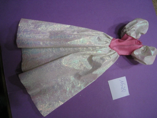Robe Tahiti Barbie Mattel 1992 - Tenue Vintage N°1218 - Occasion (voir Photos)