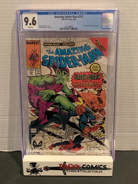 Amazing Spider-Man # 312 CGC 9.6 Mcfarlane Cover Green Goblin Marvel 1989