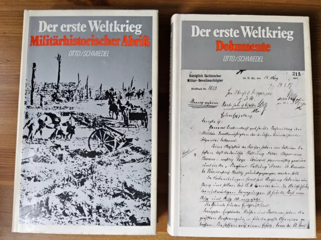 Der Erste Weltkrieg -2 Bände -Militärhistorischer Abriss Und Dokumente