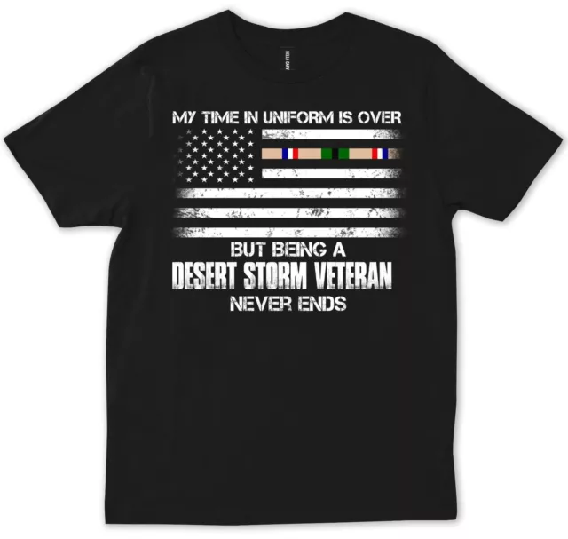 Desert Storm Gulf War US Military Patriotic Tee Veterans Day Independence Gift T