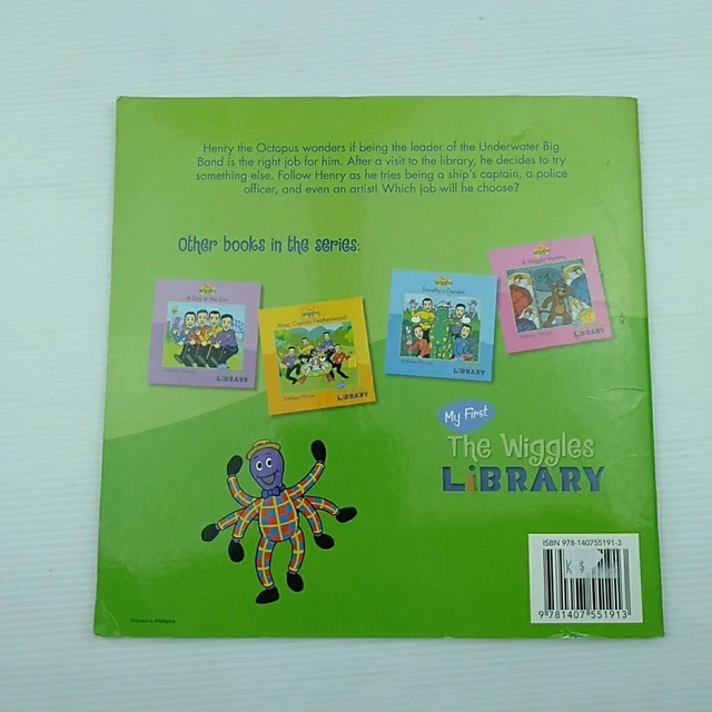 8 WIGGLES BOOKS Emma Mind Your Manners Henry Goes Overboard Emma's ...