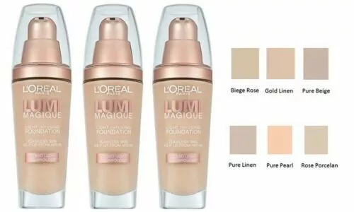 L'Oreal Lumi Magique Lumière Perfusion Base sans Défaut Peau Choisissez Ombre