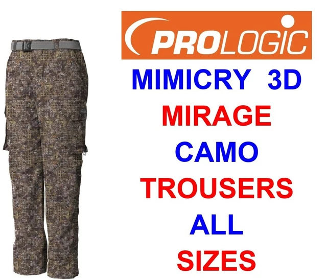 Clearance Prologic Mimicry Mirage Combat Trousers Hunting Shooting Carp Fishing