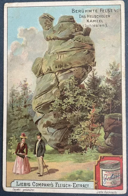 Victorian Trade Card Liebig's Extract of Meat Company Rock Formation Poland