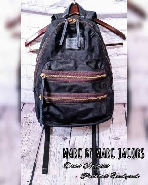 Marc by Marc Jacobs Domo Arigato Packrat Black Backback