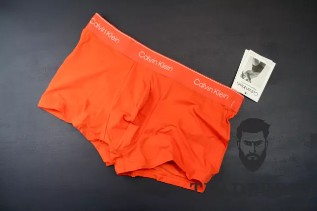 CALVIN KLEIN CK mens orange Modern performance low rise trunk Underwear S M  L XL $30.00 - PicClick