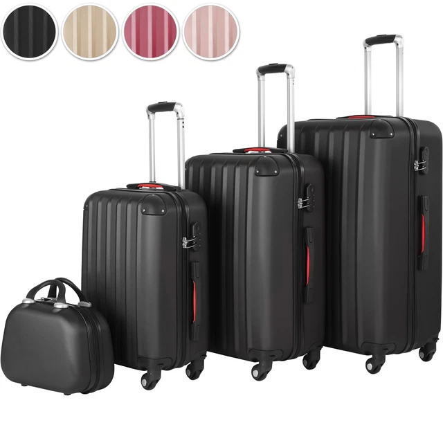 Set Di 3 Valigie Retro Vintage Con Stampa Rosa Floreale - Perfette Per Conservare Ricordi E Regali - Foto 7