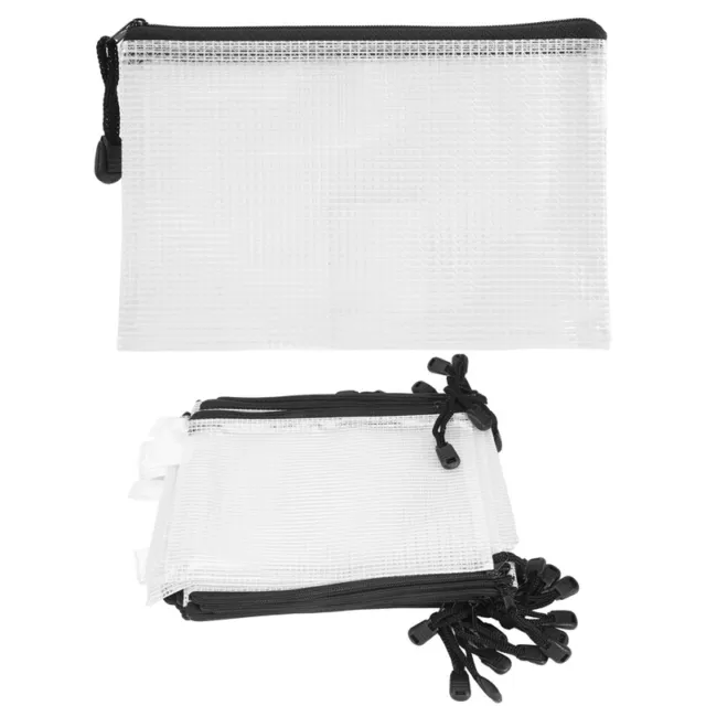 30Pcs B6 Mesh Zipper Pouch 5.3X7.7Inch, Zip Bag for School Office Supplies,Y8