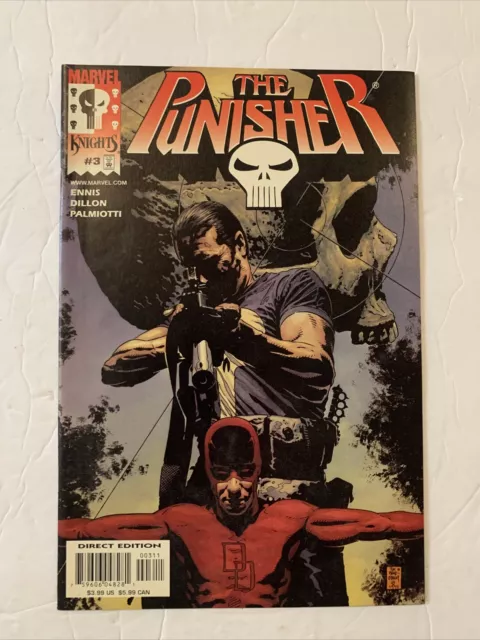 THE PUNISHER #3 (2000) Marvel Knights Vol. 3 Direct Edition