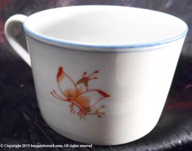 VINTAGE JARDIN DE CHINE by FITZ & FLOYD FLAT CUP NO SAUCER AS72