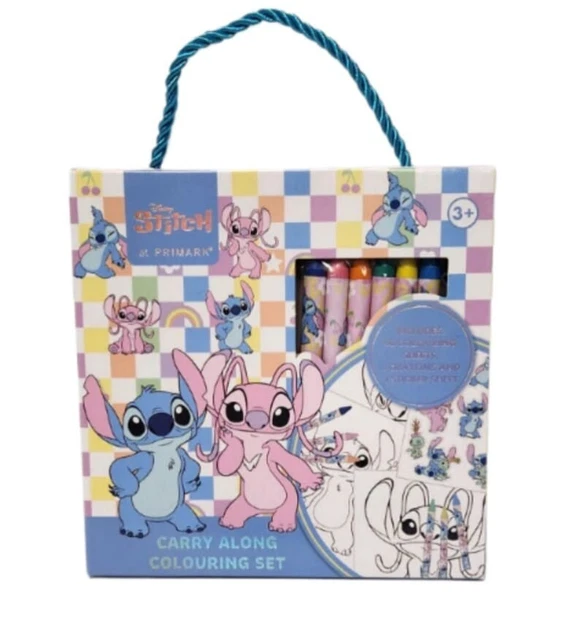 DISNEY LILO & Stitch Coloring & Stationery Set for Kids with Portable ...