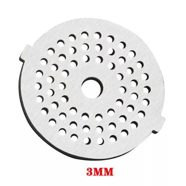 For Home Meat Grinder 5# Stainless Steel Mincer Hole Plate Shredder Disc Blade 2