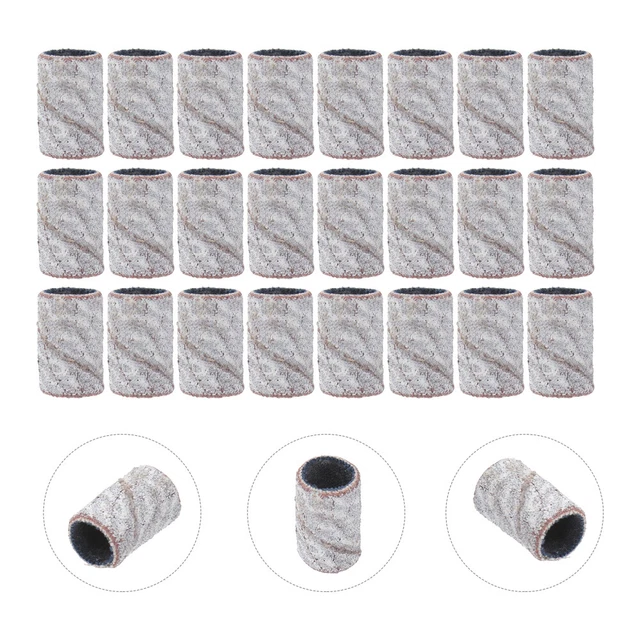 100 Pcs Bandes De Ponçage Pour Perceuse À Ongles Mèche À Ongles Vernis À Ongle