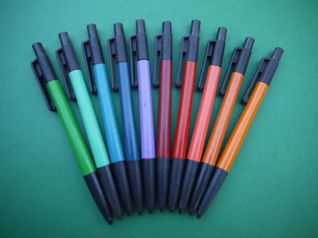 10 DDR Kugelschreiber Inco SEP grün rot orange blau lila Kuli Sammler