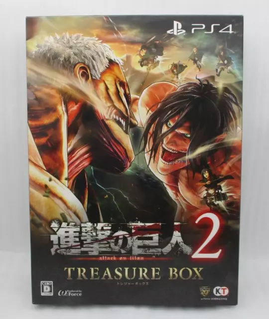 PlayStation 4 Attack on Titan Shingeki no Kyojin Koei Tecmo PS4 Game JAPAN  USED