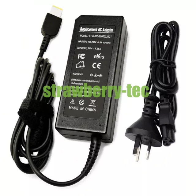 For Lenovo ThinkPad X230S X240 X240S X250 Laptop Charger 20V 65W AC Adapter