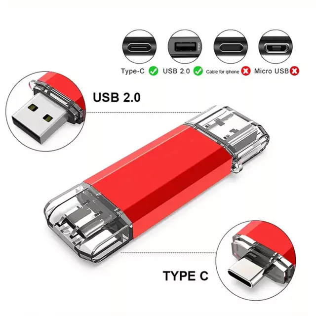 New 128GB 64GB USB Type C Pendrive High Speed USB Flash Drive OTG Pen Drive