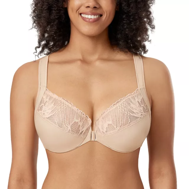 ELLEN TRACY 2-PACK Women's Demi Bras - Underwire, Lightly Padded Cups -  Sexy $35.00 - PicClick