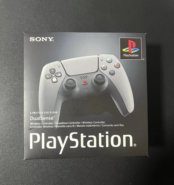 30th Anniversary Sony PlayStation 5 DualSense Controller – Gray, With TMR Paddles & Clicky Buttons