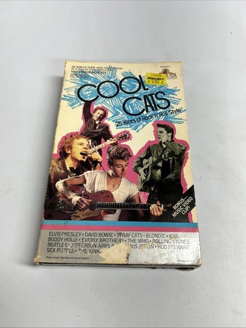 COOL CATS 25 Years Of Rock 'N' Roll Style (1984)VHS: MGM Bowie Sex