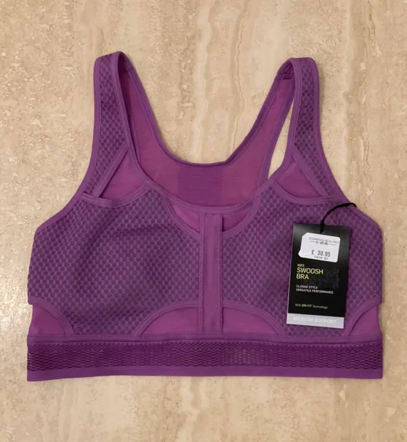 Nike Swoosh Ultra Breathe Medium Support Sports Bra Size Large New With Tags