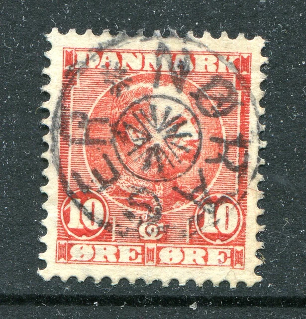 Denmark: Scott 65 VF used, star cancel / AFA 47y MG (•)     VARIANT