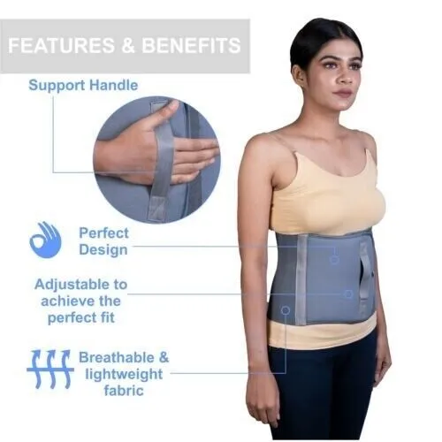 Abdominal Binder Wrap - Hernia Support Belly Band Surgical