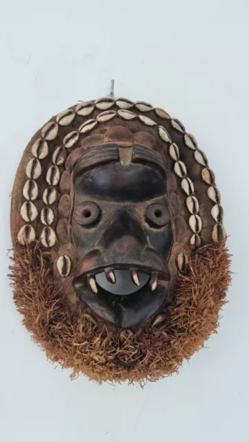 Wooden ceremonial mask Dan Africa tribal côte d'ivoire masque Dan africain bois