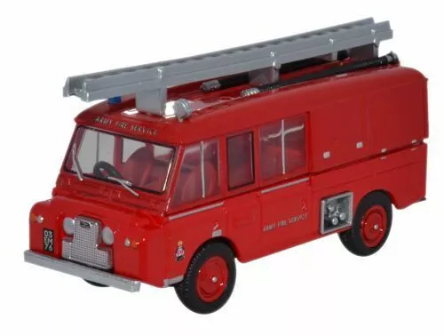 Oxford Diecast 76LRC004 Land Rover FT6 Carmichael Army Fire Service in 1:76