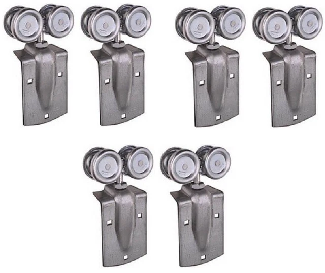 (3) sets National Mfg N112-102 2 pack Barn Door Trolley Hanger Rollers