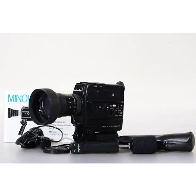 Minolta XL-Sound 84 Camera With Cine Rokkor Macro Zoom 1.4/7-56mm Zoom Lens