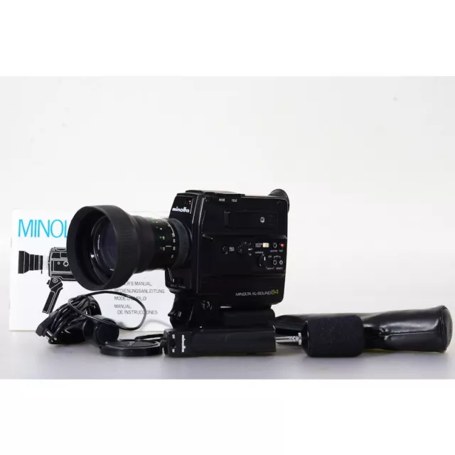 Minolta XL-Sound 84 Camera With Cine Rokkor Macro Zoom 1.4/7-56mm Zoom Lens